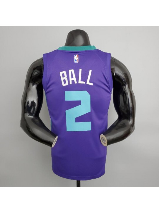 Camiseta Hornets Ball#2 Purple