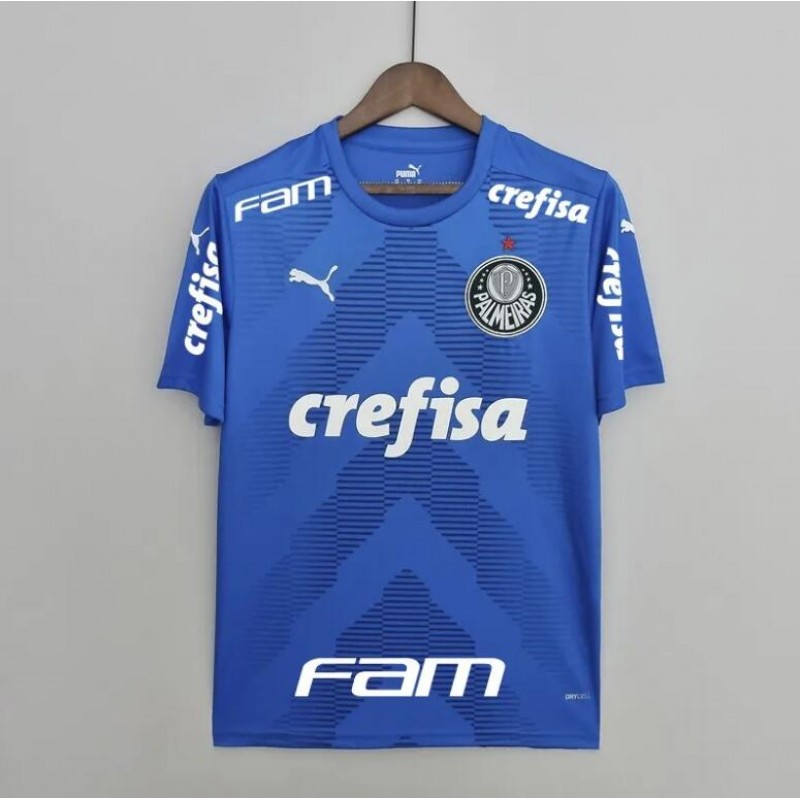 Camiseta all sponsor Palmeiras Goalkeeper Blue 22/23