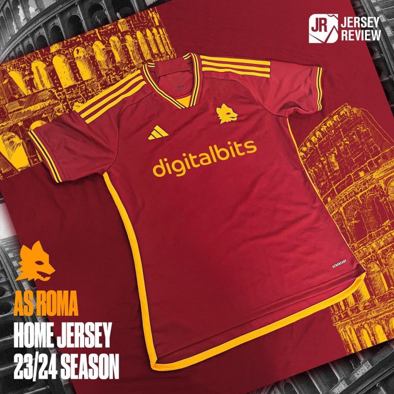 CAMISETA AS ROMA PRIMERA EQUIPACIÓN 23/24