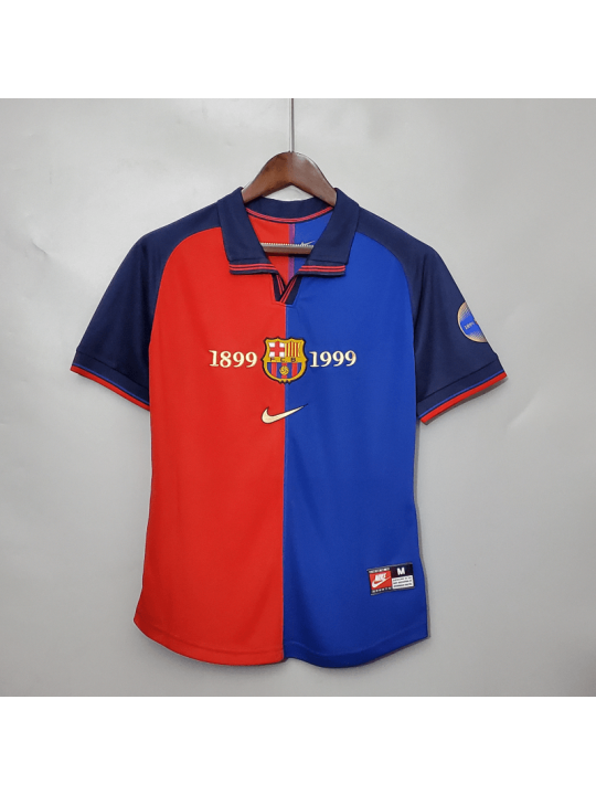 Camiseta Retro b-arcelona 100th Anniversary Primera Equipación