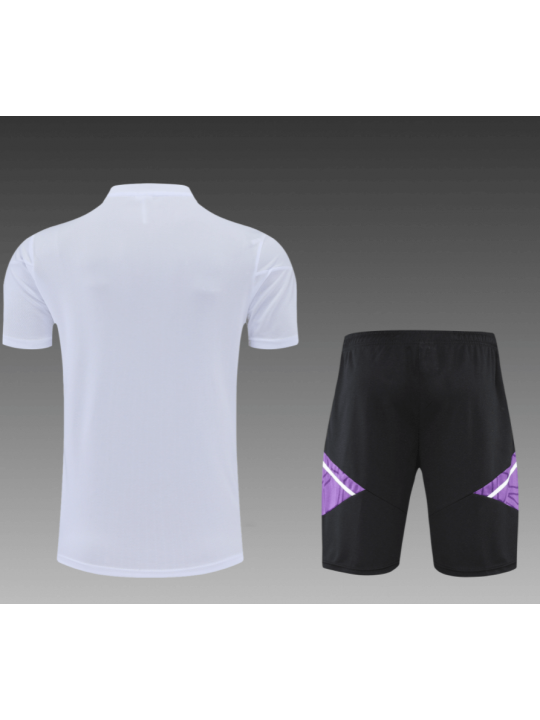 Camiseta De Entrenamiento Real M-adrid 22/23 Blanco Púrpura