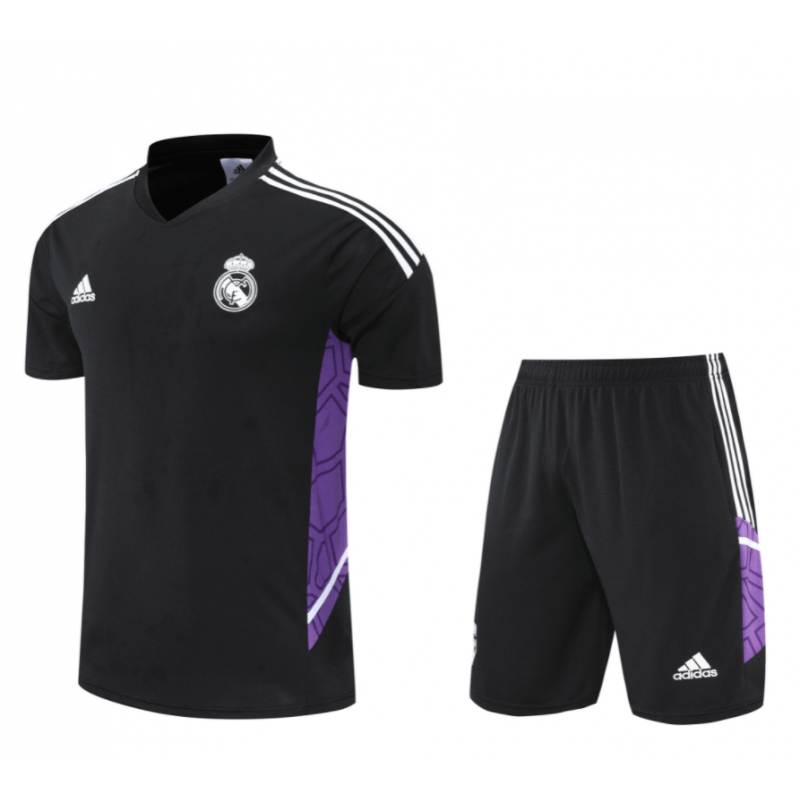 Camiseta De Entrenamiento Real M-adrid 22/23 Negro Púrpura