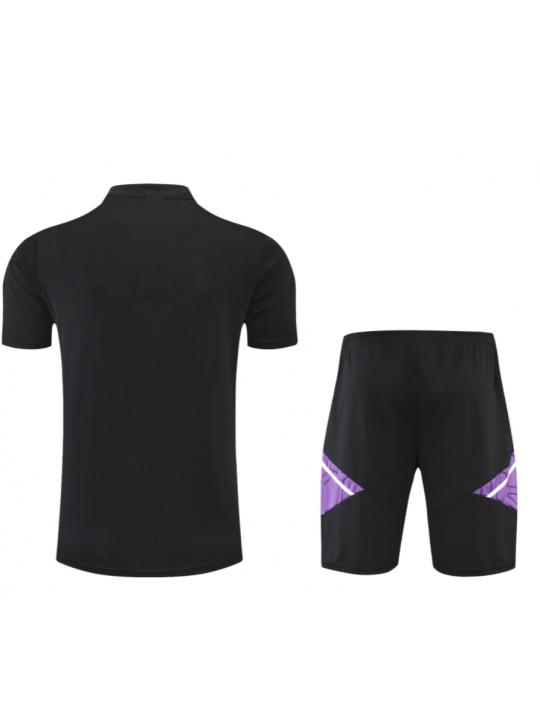 Camiseta De Entrenamiento Real M-adrid 22/23 Negro Púrpura
