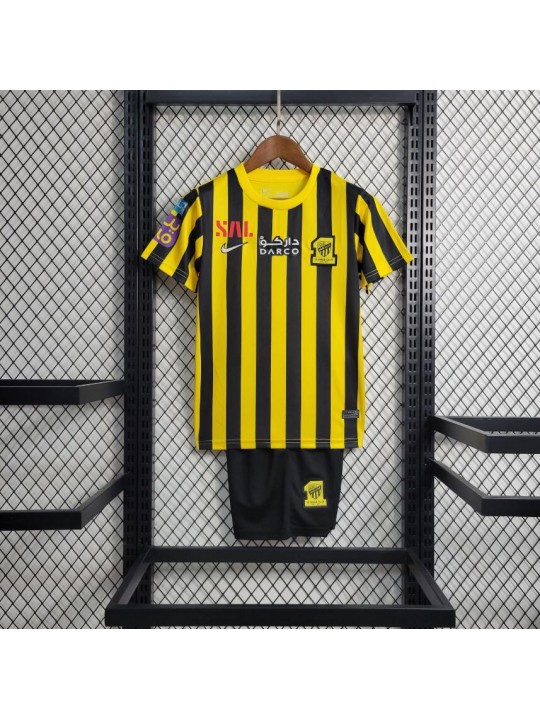 Camiseta Al-Ittihad FC Primera Equipación 2023 Niño