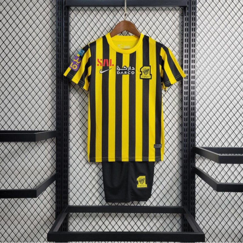 Camiseta Al-Ittihad FC Primera Equipación 2023 Niño