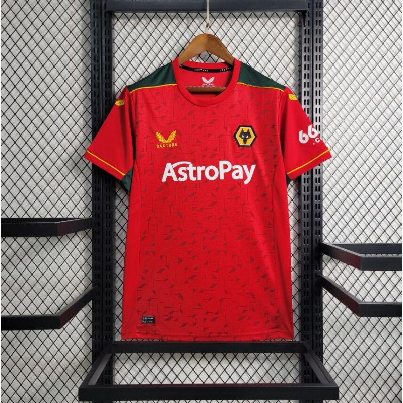 Camiseta Wolves Rojo 23/24