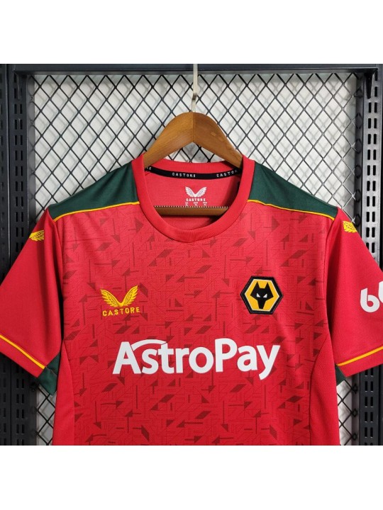 Camiseta Wolves Rojo 23/24