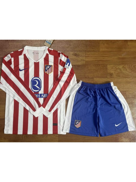 Camiseta 1ª equipación del Atlético de Madrid 25/26 ML (Hombre/Niño)