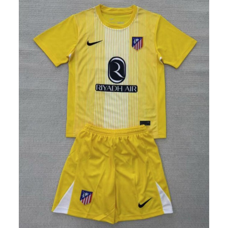Camiseta Atlético Madrid Portero Amarillo (Hombre/Niño) 25/26