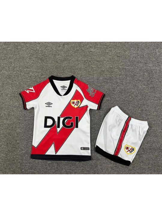 Camiseta Rayo Vallecano Primera Equipación 25/26 Niño
