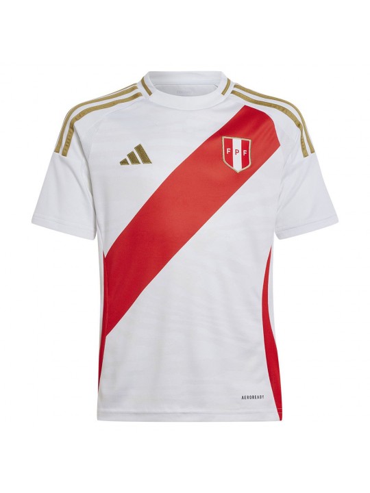 Camiseta Peru Primera Equipación 2024 Niño