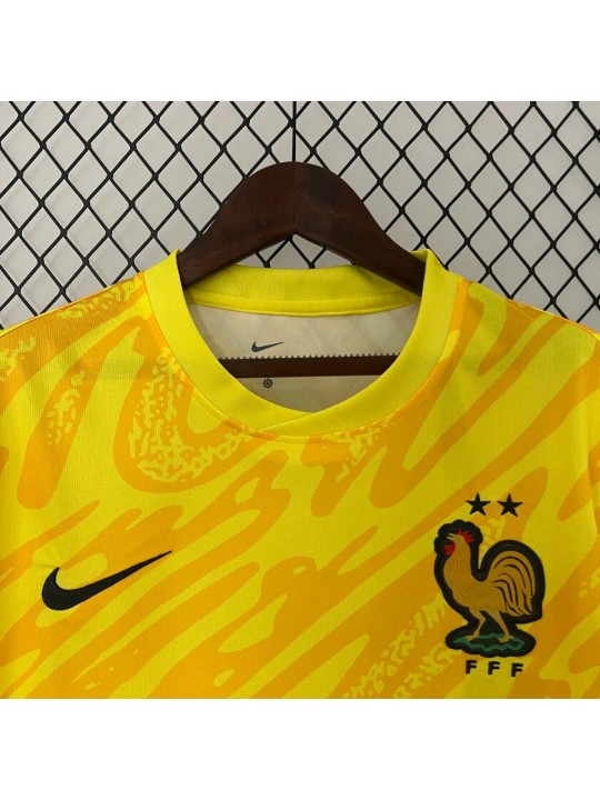 Camiseta Portero Francia Amarillo 2024