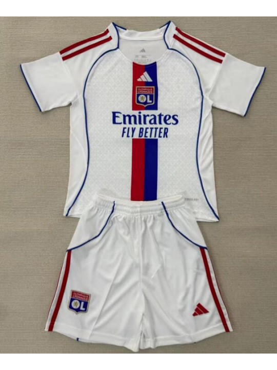 Camiseta Olympique De Lyon 1ª Equipación 25/26 Niño