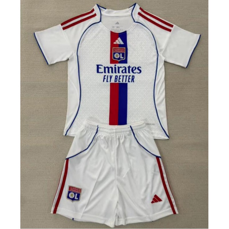 Camiseta Olympique De Lyon 1ª Equipación 25/26 Niño