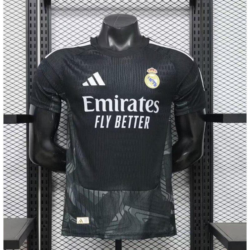 Camiseta Real Madrid Portero Negro 26/27 Authentic Camiseta Real Madrid Portero Negro 26/27 Authentic