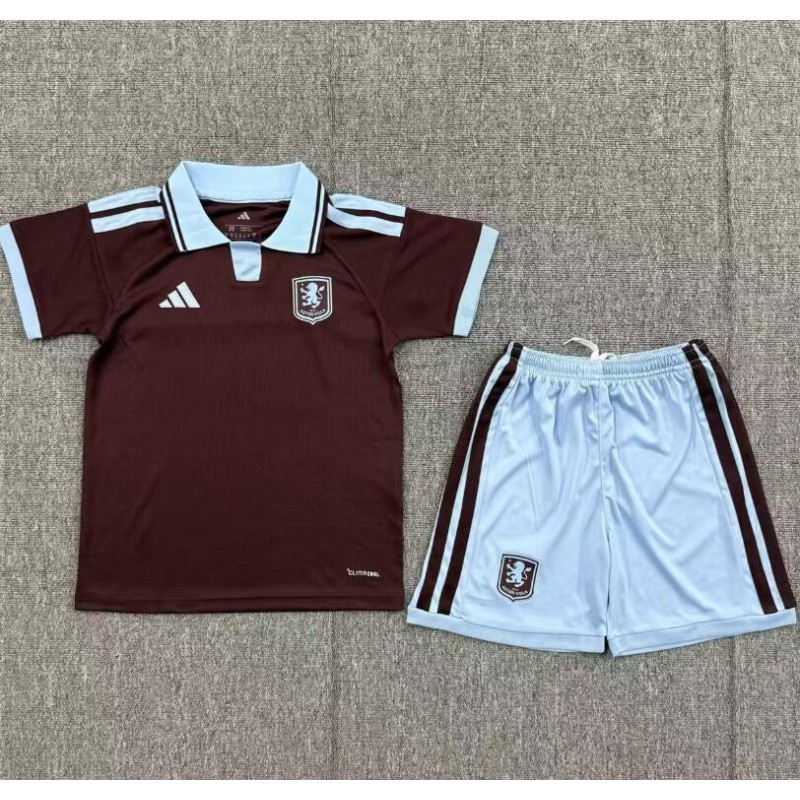 Camiseta Aston Villa 1ª Equipación 26/27 Niño