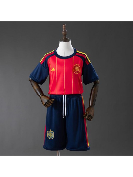 Camiseta España 1ª Equipación 2026 Campeón 2 Estrellas Niño