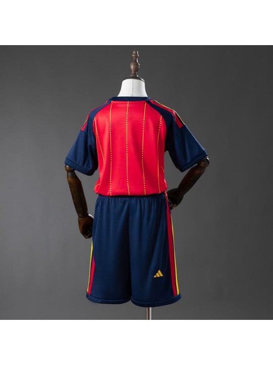 Camiseta España 1ª Equipación 2026 Campeón 2 Estrellas Niño