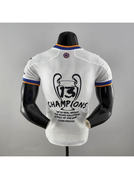 Camiseta 21/22 Real M-adrid 13 Champions Liga de Campeones de la UEFA