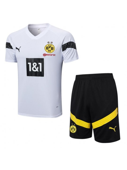 Camiseta Borussia Dortmund Training Kit Blanco 22/23 + Pantalone