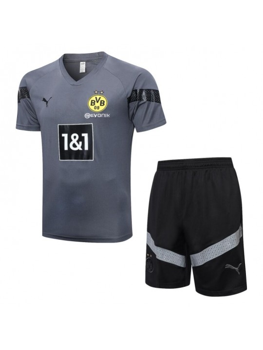 Camiseta Borussia Dortmund Training Kit Gris 22/23 + Pantalone