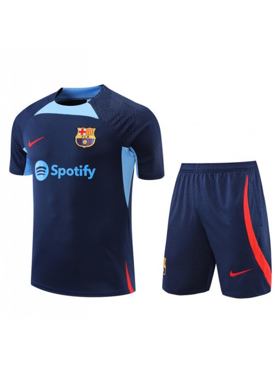 Camiseta FC b-arcelona Pre-Match 22/23 Azul + Pantalones