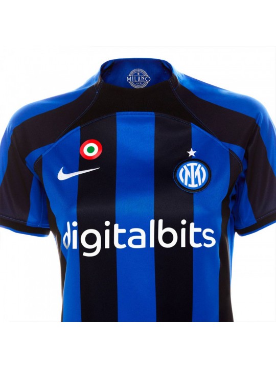 Camiseta Fc Inter De Milán Primera Equipación Stadium 2022-2023 Mujer