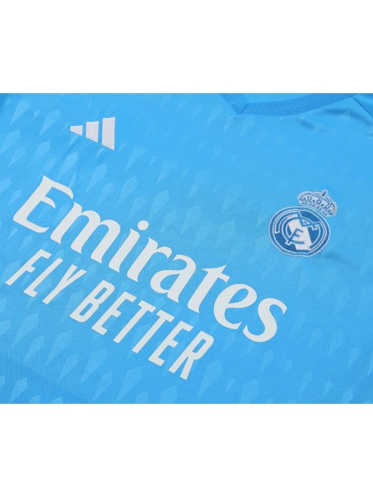 Camiseta Portero Real Madrid 23/24 Azul ML