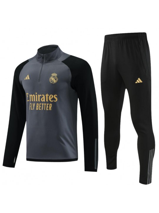 Chandal Entrenamiento Fc Real Madrid Negro 23/24+Pantalones