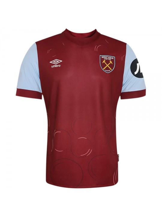 Camiseta West Ham United 1ª Equipación 23/24 Niño