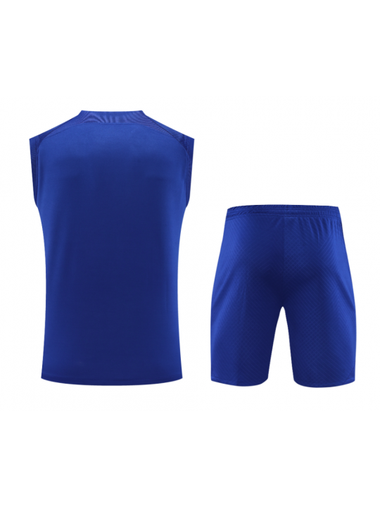 Camiseta Sin Mangas b-arcelona Pre-Match 23/24 Azul + Pantalones