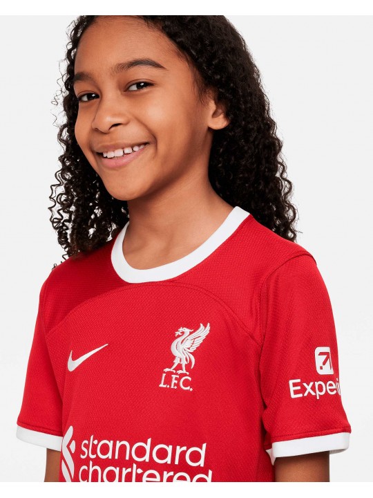 Camiseta Liverpool Fc Primera Equipación 2023-2024 Niño