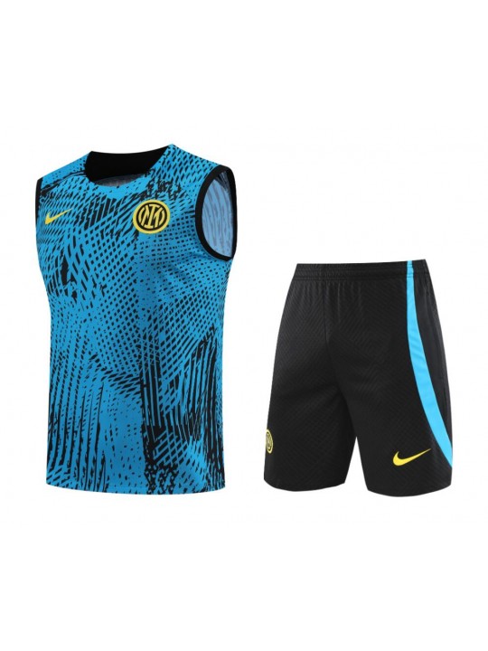 Camiseta Sin Mangas Inter Milan Pre-Match 23/24 + Pantalones