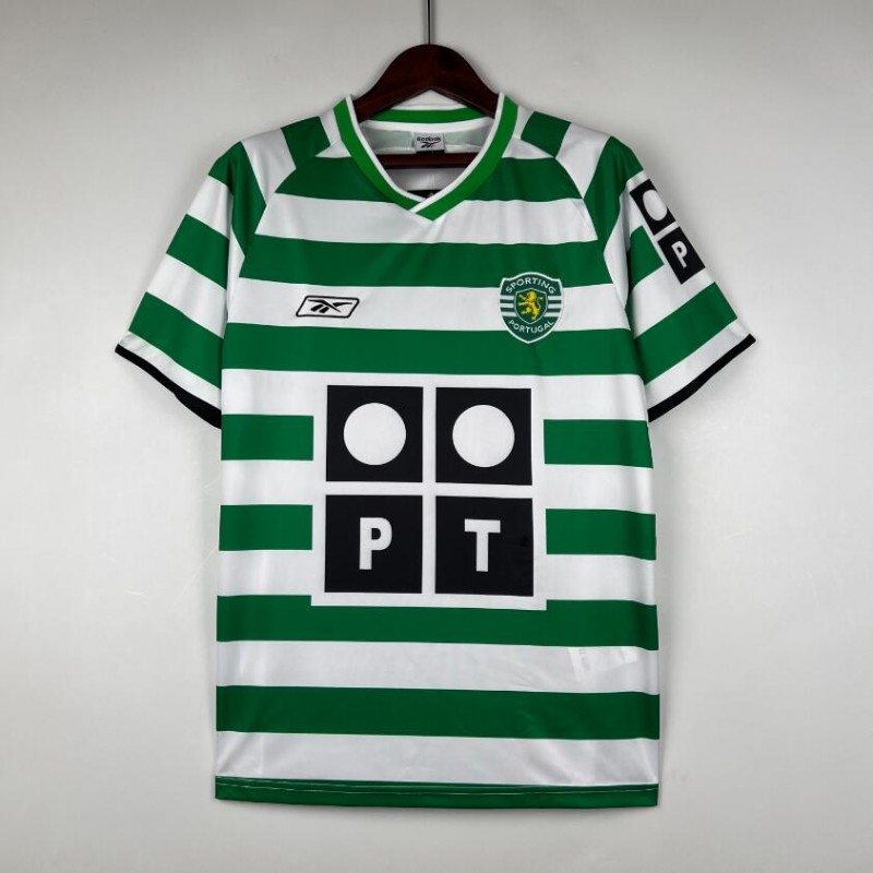 Camiseta Retro Sporting Lisboa Primera Equipación 03/04