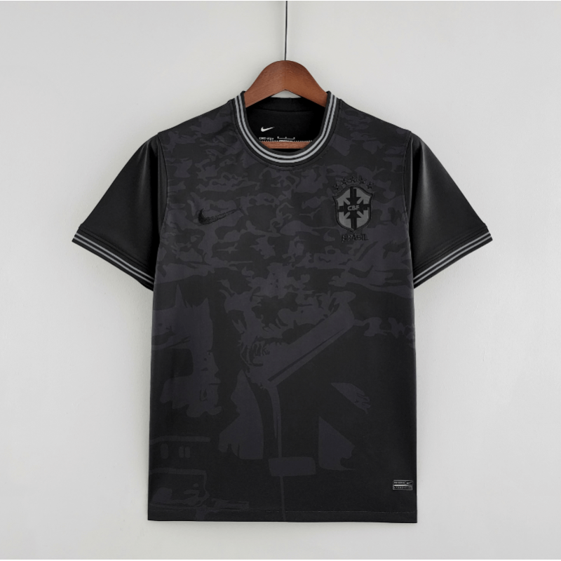 CAMISETA BRASIL 2022 Negro