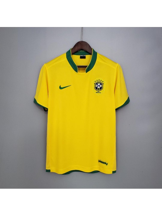 Camiseta Retro Brasil Primera Equipación 2006