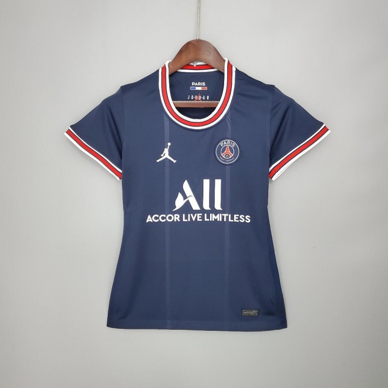 Camiseta Paris Saint-Germain Primera Equipación 2021-2022 Mujer