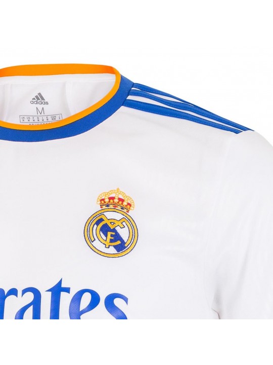 Camiseta Real Madrid Hombre Primera Equipación Blanca 21/22