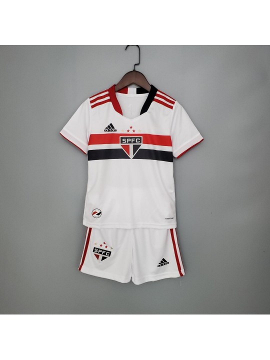 Camiseta Sao Paulo Fc Primera Equipación 2021-2022 Niño