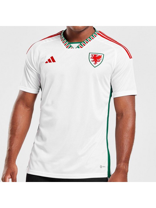 Camiseta GALES Segunda Equipación Mundial Qatar 2022