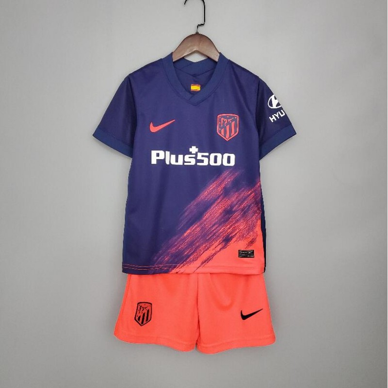 Camiseta Atlético De Madrid 2ª Equipación 2021/2022 Niño