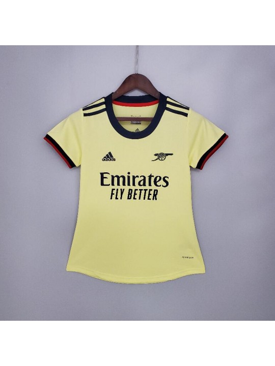 Camiseta Fc Arsenal Segunda Equipación 2021-2022 Mujer