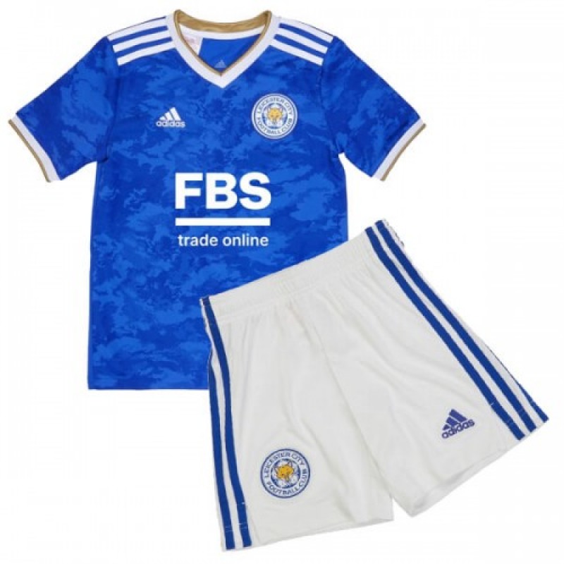 Camiseta Leicester City Primera Equipación 2021/2022 Niño