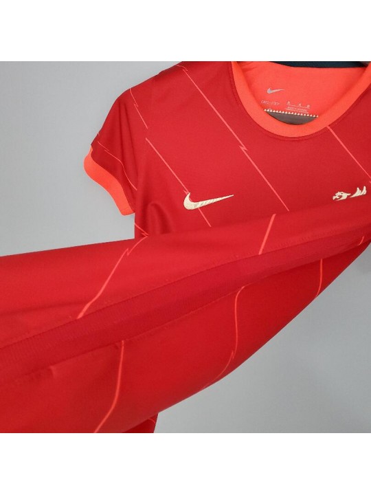 Camiseta Liverpool 1ª Equipación 2021/2022 Mujer