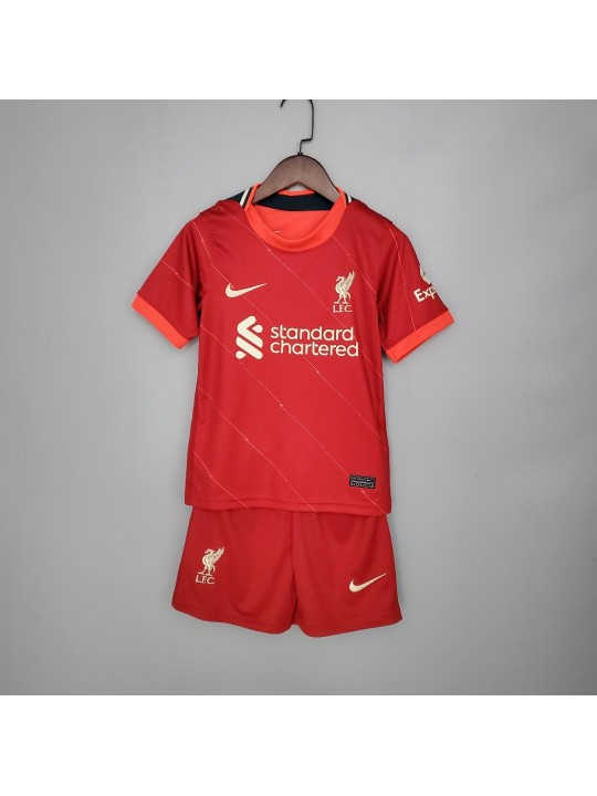 Camiseta Liverpool 1ª Equipación 2021/2022 Niño