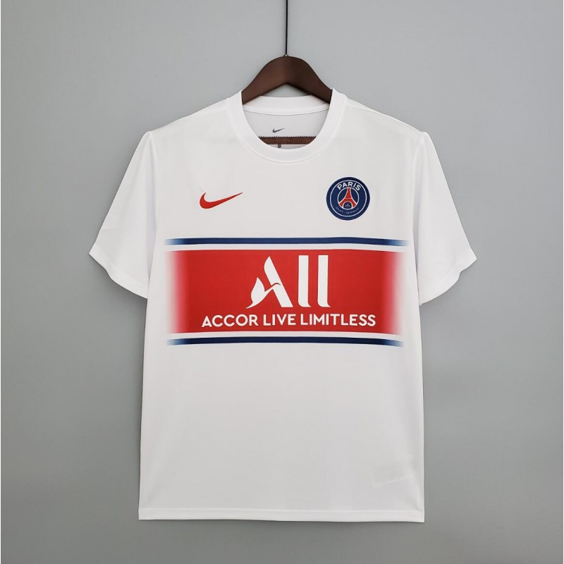 Camiseta Paris Saint-Germain FC Training 2021-2022 Roja y Blanca