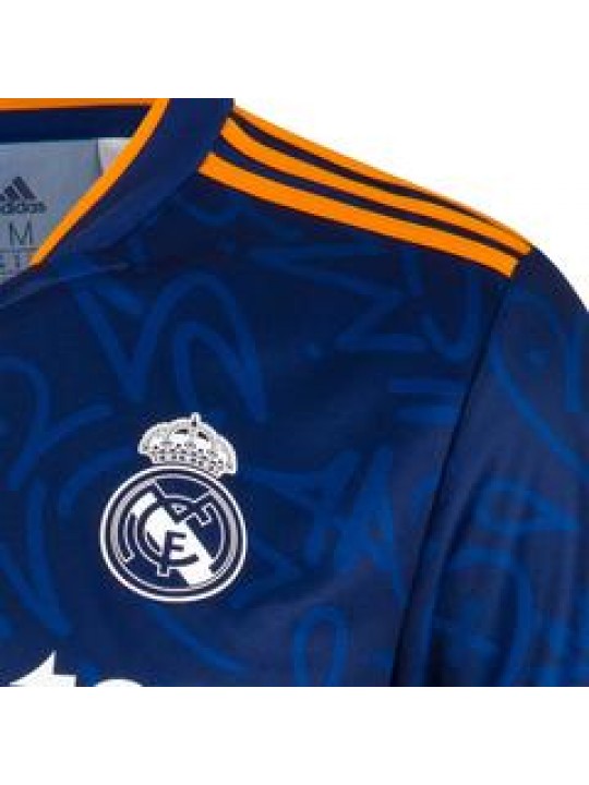 Camiseta Real Madrid Segunda Equipación 2021-2022 Niño