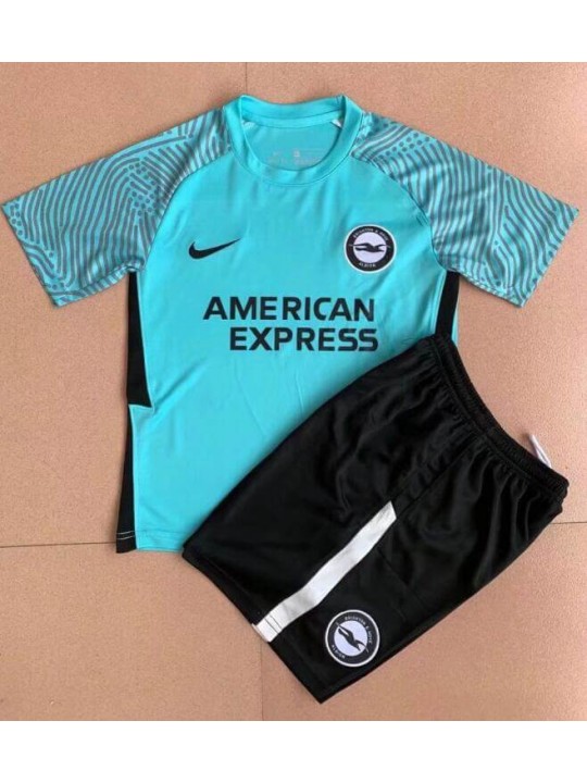 Camiseta Brighton & Hove Albion Segunda Equipación 21/22 Niño