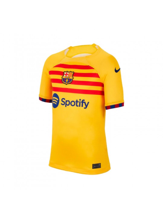 Camiseta FC b-arcelona Cuarta Equipación 2022-2023 Niño