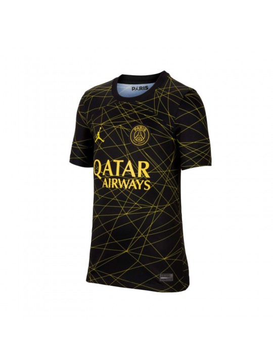 Camiseta Paris Saint-Germain FC Cuarta Equipación 2022-2023 Niño